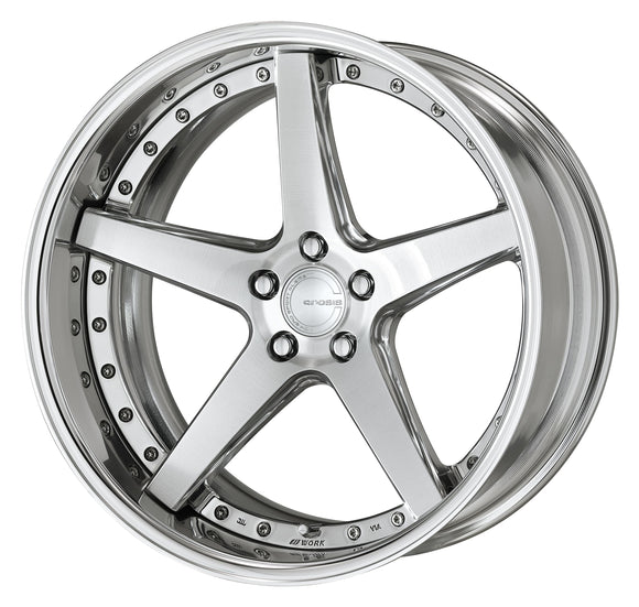 WORK GNOSIS CVF 20 inch FULL REVERSE, Deep Concave – Composite Buff Brushed (PBU)