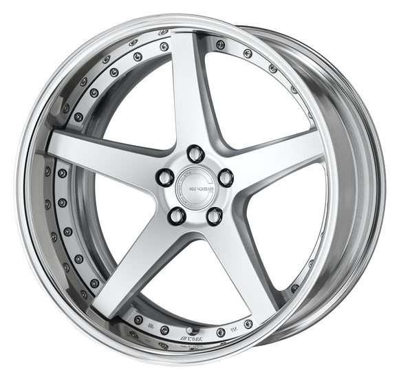 WORK GNOSIS CVF 20 inch FULL REVERSE, Deep Concave – Matte Silver (MSL)