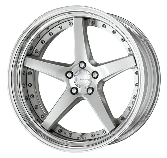WORK GNOSIS CVF 20 inch STEP RIM, Deep Concave – Brushed (BRU)