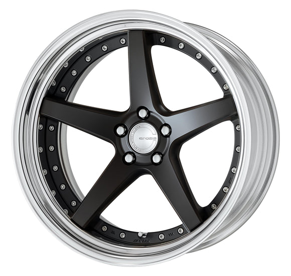 WORK GNOSIS CVF 20 inch STEP RIM, Deep Concave – Matte Black (MBL)