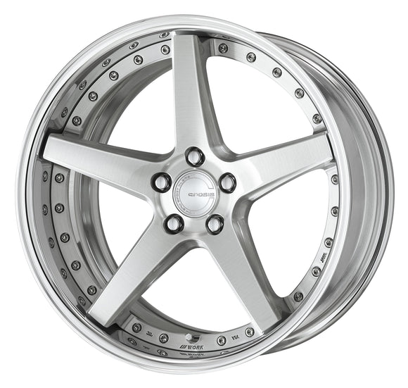 WORK GNOSIS CVF 19 inch FULL REVERSE, Deep Concave – Brushed (BRU)