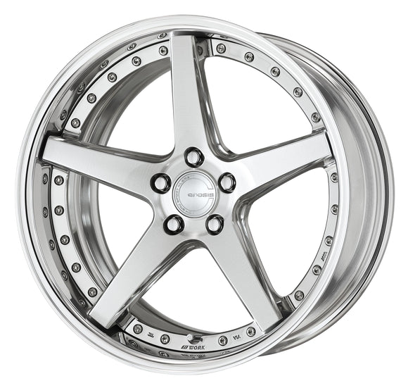 WORK GNOSIS CVF 19 inch FULL REVERSE, Deep Concave – Composite Buff Brushed (PBU)