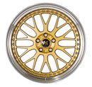 WORK VS XX Gold (GLD) – 20 inch STEP RIM wheel shown, finish reference for 19 inch STEP RIM