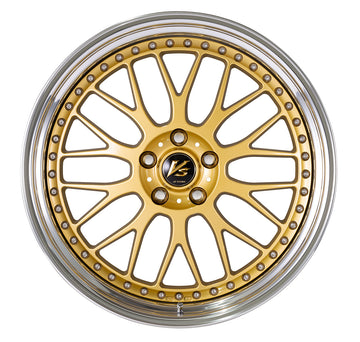 WORK VS XX Gold (GLD) – 20 inch STEP RIM wheel shown, finish reference for 19 inch STEP RIM