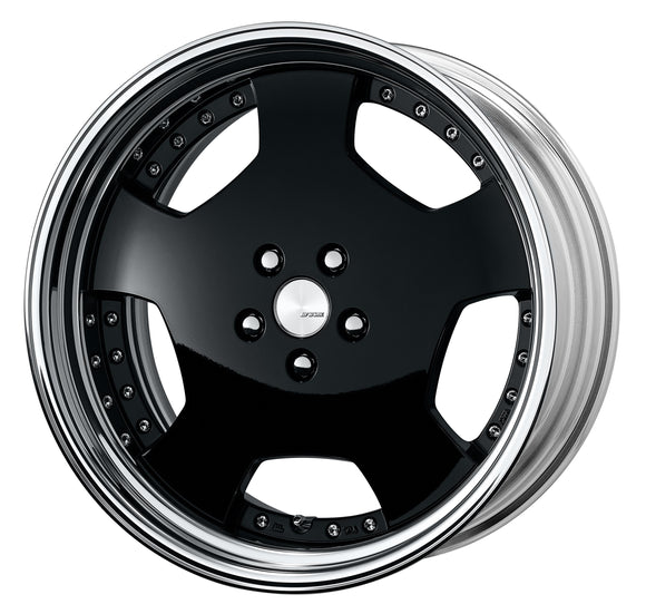 WORK LANVEC LDZ Black – 20 inch STEP RIM wheel shown, finish reference for 19 inch