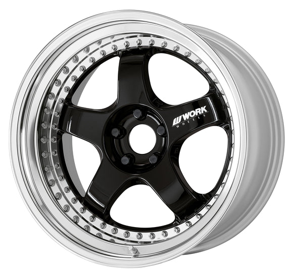 WORK MEISTER S1 3PIECE 20 inch NORMAL, Black (BLK) — WORK factory photo