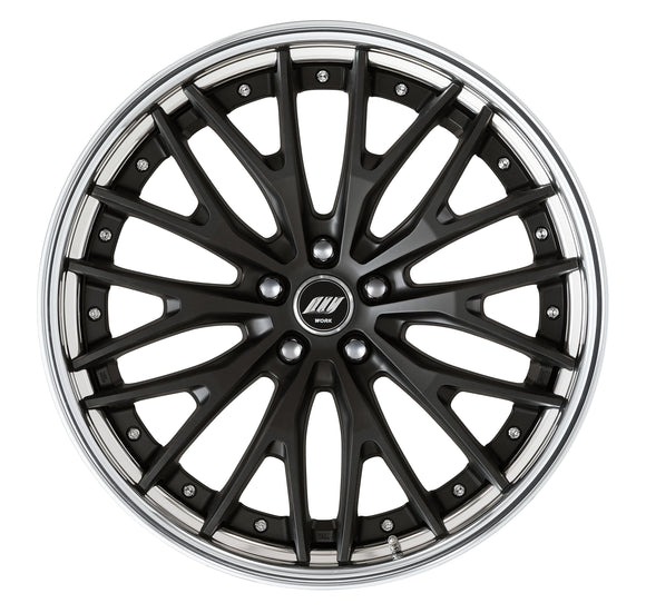 WORK ZEAST STX 21 inch STEP RIM, deep concave – Matte Black (MBL)