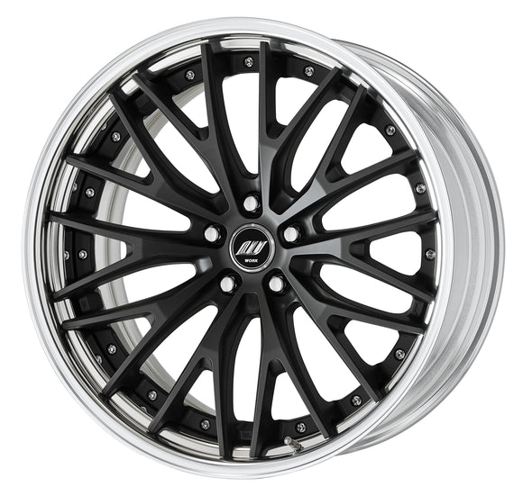 WORK ZEAST STX 21 inch STEP RIM, deep concave – Matte Black (MBL)