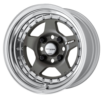 WORK MEISTER CR01 14 inch NORMAL, Mat Carbon (MGM) — WORK factory photo