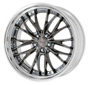 WORK SCHWERT BRUNNEN Brilliant Silver Black – 21 inch STEP RIM wheel shown, finish reference for 22 inch