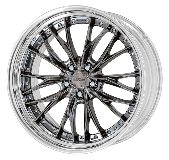 WORK SCHWERT BRUNNEN Brilliant Silver Black – 21 inch STEP RIM wheel shown, finish reference for 22 inch