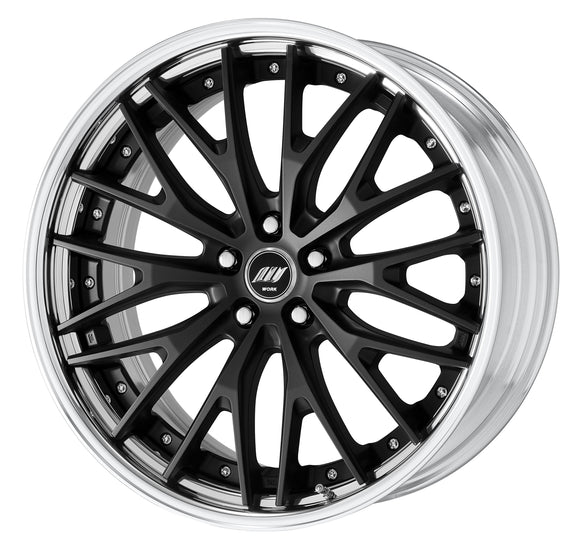 WORK ZEAST STX 21 inch STEP RIM, middle concave – Matte Black (MBL)