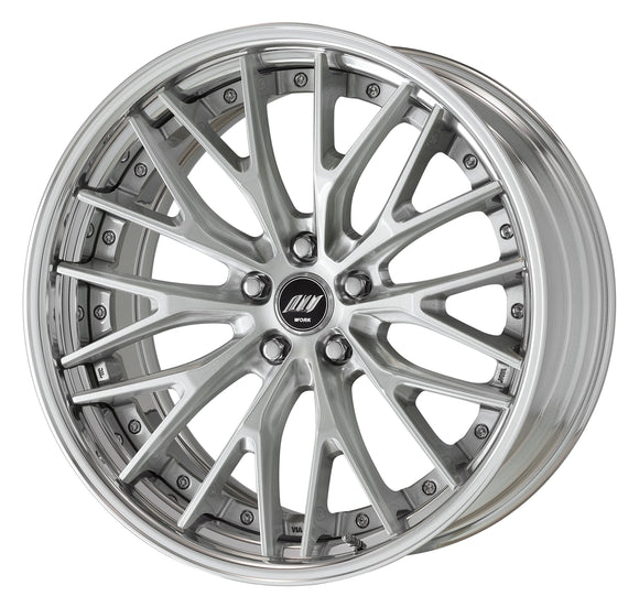 WORK ZEAST STX 20 inch STEP RIM, deep concave – Brushed (BRU)