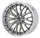 WORK ZEAST STX 20 inch STEP RIM, deep concave – Trans Gray Polish (TGP)