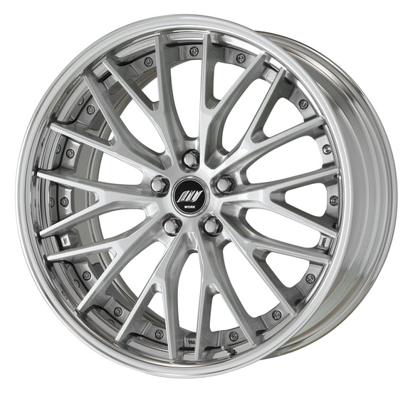 WORK ZEAST STX 20 inch STEP RIM, middle concave – Brushed (BRU)