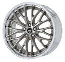 WORK ZEAST STX 20 inch STEP RIM, middle concave – Trans Gray Polish (TGP)