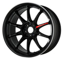 WORK EMOTION ZR10 — Black Diamond Lip Cut (BLKLC), DEEP taper. WORK's 18 inch NORMAL wheel, shown as a finish reference for 19 inch NORMAL.