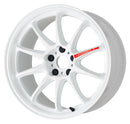 WORK EMOTION ZR10 — Azure White (AZW), DEEP taper. WORK's 18 inch NORMAL wheel, shown as a finish reference for 19 inch NORMAL.