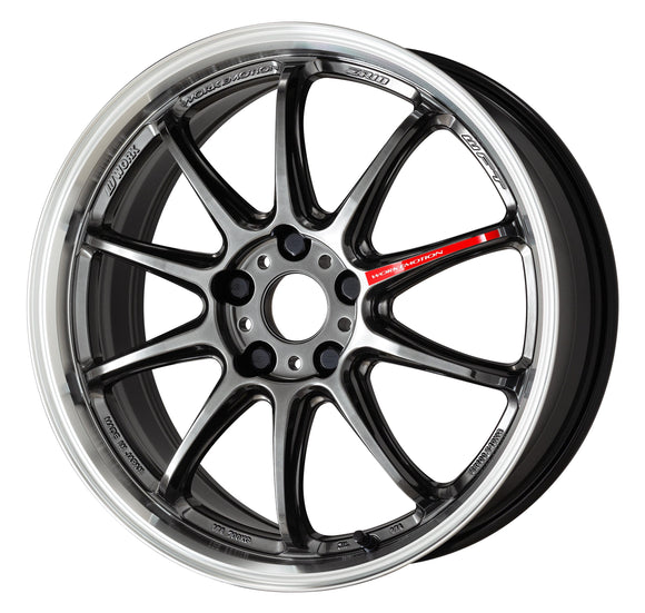 WORK EMOTION ZR10 18 inch NORMAL, Glim Black Diamond Cut Rim (GTKRC), SEMI taper — WORK factory photo