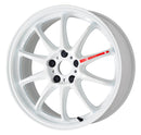 WORK EMOTION ZR10 — Azure White (AZW), SEMI taper. WORK's 18 inch NORMAL wheel, shown as a finish reference for 17 inch NORMAL.
