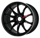 WORK EMOTION ZR10 — Black Diamond Lip Cut (BLKLC), ULTRA DEEP taper. WORK's 18 inch NORMAL wheel, shown as a finish reference for 19 inch NORMAL.