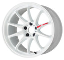 WORK EMOTION ZR10 — Azure White (AZW), ULTRA DEEP taper. WORK's 18 inch NORMAL wheel, shown as a finish reference for 19 inch NORMAL.
