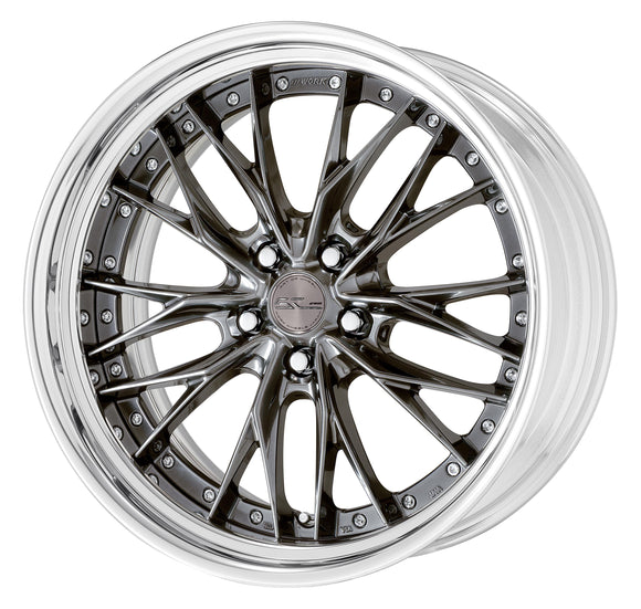 WORK SCHWERT BRUNNEN 20 inch STEP RIM – Brilliant Silver Black