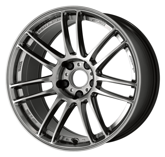 WORK EMOTION ZR7 18 inch NORMAL, Glow Gunmetal (GGM), DEEP taper — WORK factory photo
