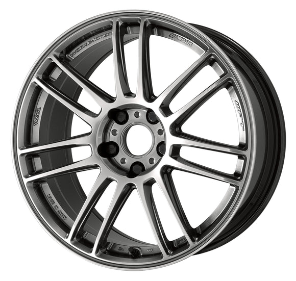 WORK EMOTION ZR7 18 inch NORMAL, Glow Gunmetal (GGM), MIDDLE taper — WORK factory photo