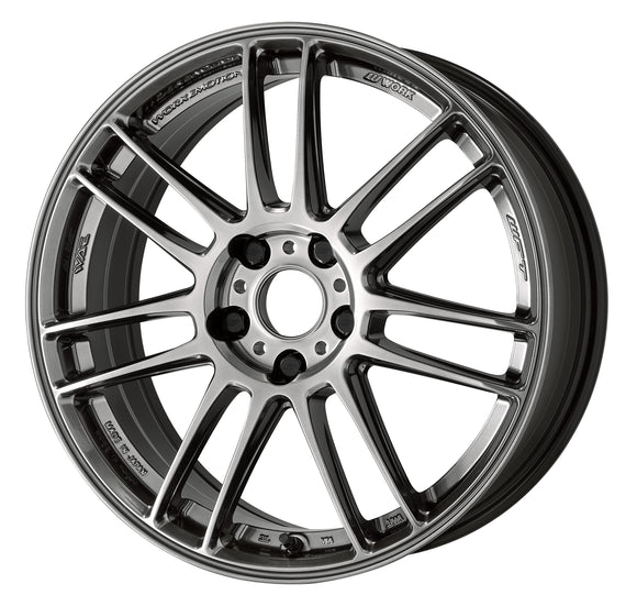 WORK EMOTION ZR7 18 inch NORMAL, Glow Gunmetal (GGM), SEMI taper — WORK factory photo
