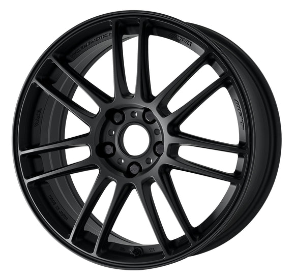 WORK EMOTION ZR7 18 inch NORMAL, Matte Black (MBL), SEMI taper — WORK factory photo