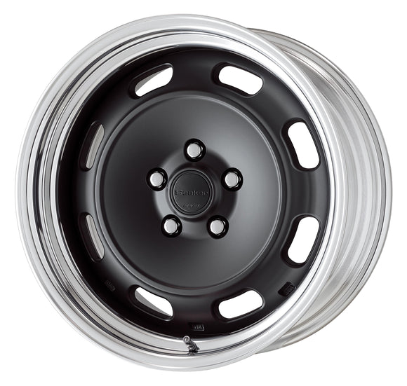 WORK Seeker DT 17 inch STEP RIM, Matte Black (MBL), buff-anodised rim — WORK factory photo