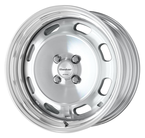 WORK Seeker DT 16 inch STEP RIM, Cut Clear (MSP), buff-anodised rim — WORK factory photo