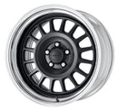 WORK Seeker FD 18 inch STEP RIM, Matte Black (MBL), buff-anodised rim — WORK factory photo
