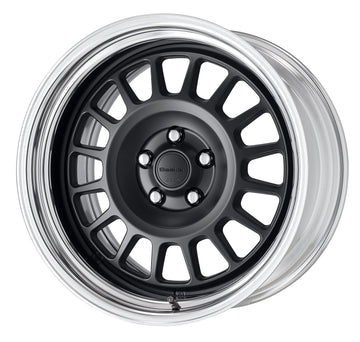 WORK Seeker FD 18 inch STEP RIM, Matte Black (MBL), buff-anodised rim — WORK factory photo