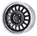 WORK Seeker FD 16 inch STEP RIM, Matte Black (MBL), buff-anodised rim — WORK factory photo