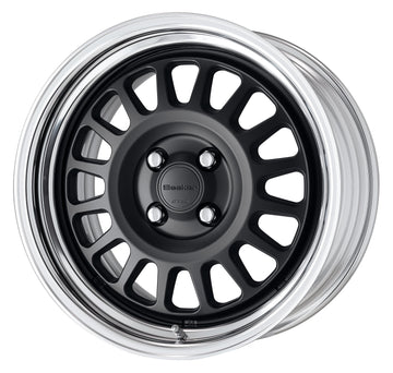 WORK Seeker FD 16 inch STEP RIM, Matte Black (MBL), buff-anodised rim — WORK factory photo
