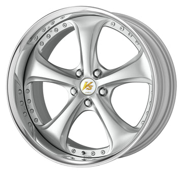 WORK VS KF# 20 inch FULL REVERSE – Light Greyish Silver (LGS) (official WORK product image)