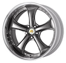 WORK VS KF# 20 inch FULL REVERSE – Brilliant Silver Black (BSB) (official WORK product image)
