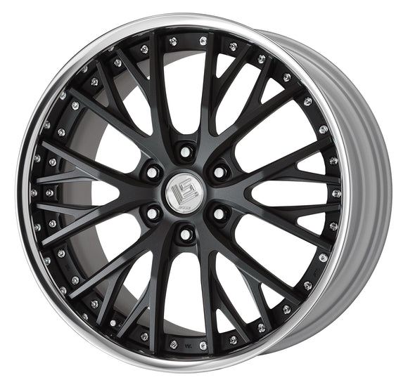 WORK LS VAJRA SUV 22 inch – Black Anodized (SKB)