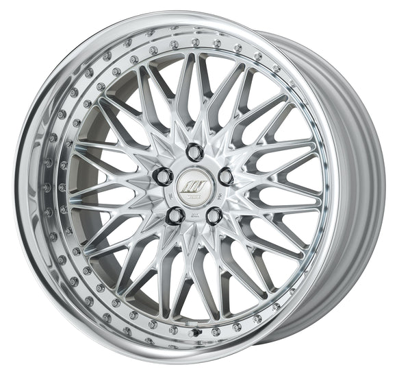 WORK VS XV 20 inch FULL REVERSE – Silky Rich Silver (SRS)