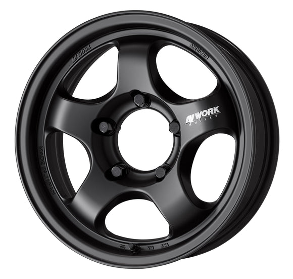 WORK MEISTER S1 1PIECE SUV 16 inch NORMAL, Matte Black (MBL) — WORK factory photo