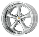 WORK VS KF# 18 inch FULL REVERSE – Light Greyish Silver (LGS) (official WORK product image)