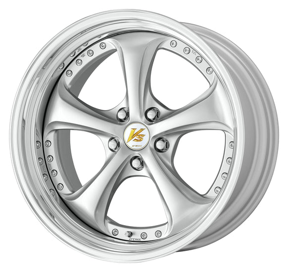 WORK VS KF# 19 inch STEP RIM – Light Greyish Silver (LGS) (official WORK product image)