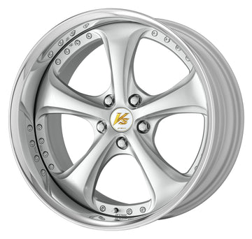 WORK VS KF# 19 inch FULL REVERSE – Light Greyish Silver (LGS) (official WORK product image)