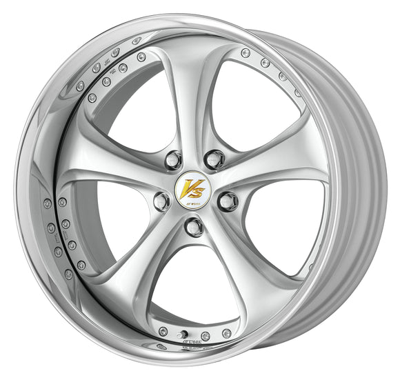 WORK VS KF# 19 inch FULL REVERSE – Light Greyish Silver (LGS) (official WORK product image)
