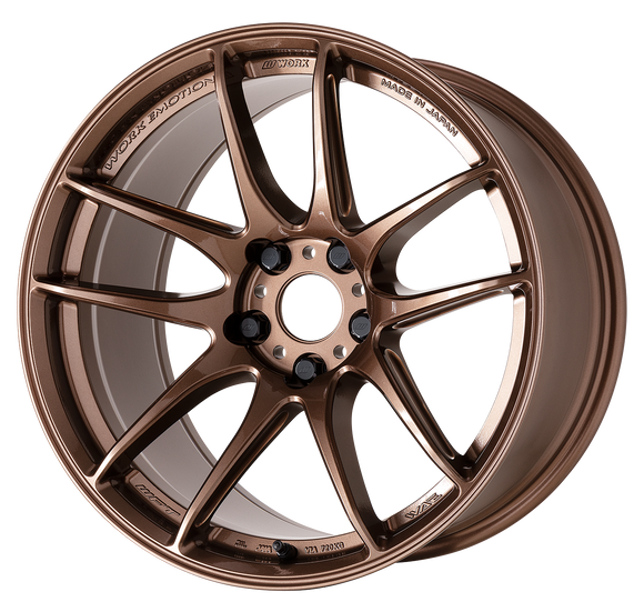 WORK EMOTION CR Shigoku 18 inch NORMAL, Armed Titanium (AMG), ULTRA DEEP taper — WORK factory photo