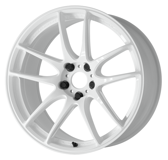 WORK EMOTION CR Shigoku 19 inch NORMAL, Ice White (ICW), DEEP taper — WORK factory photo