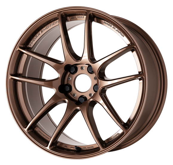 WORK EMOTION CR Shigoku 18 inch NORMAL, Armed Titanium (AMG), DEEP taper — WORK factory photo