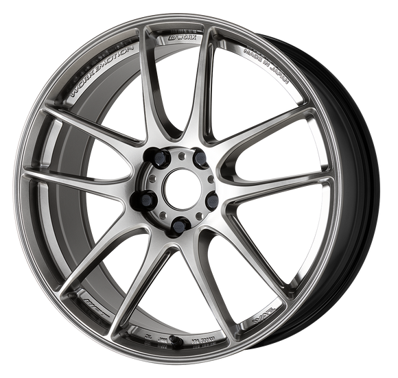 WORK EMOTION CR Shigoku 19 inch NORMAL, Glow Gunmetal (GGM), MIDDLE taper — WORK factory photo